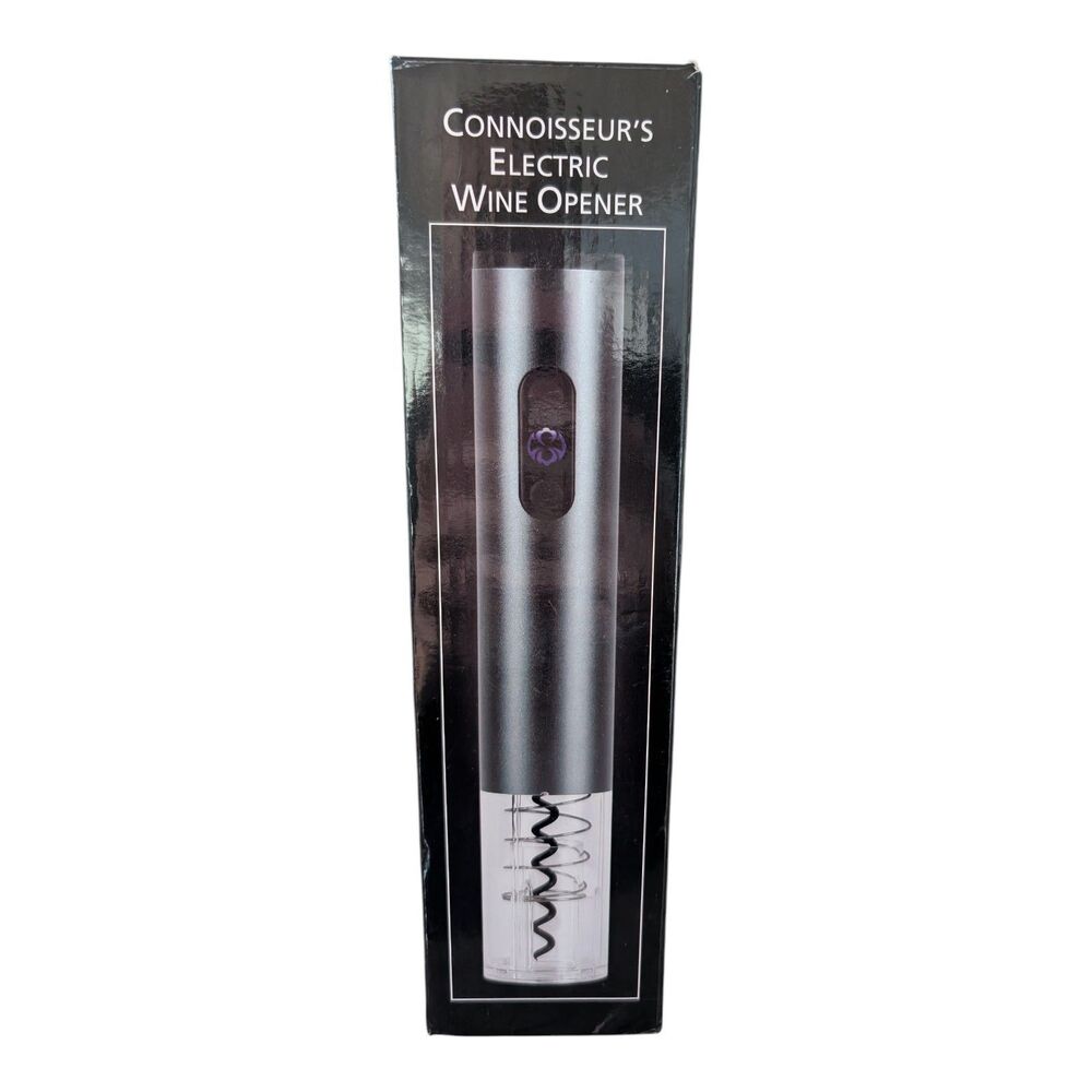 Connoisseur's Electric Wine Opener Battery Operated Automatic Bottle Opener New
